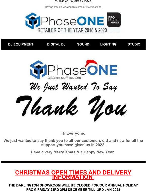 THANK YOU & MERRY XMAS
