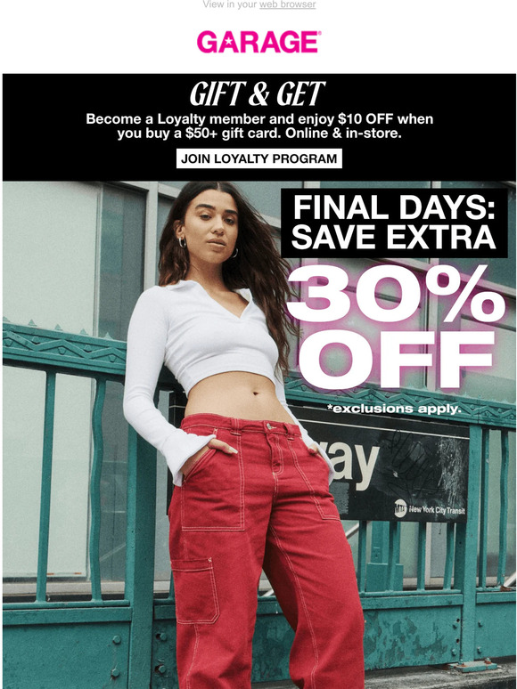 LAST CHANCE: 30% OFF SALE 🚨