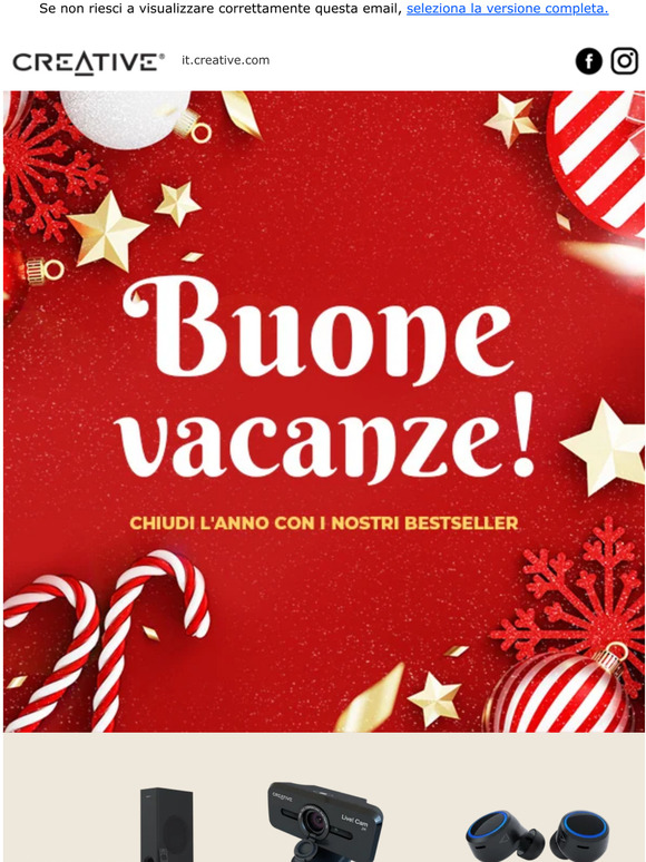 Buone vacanze! Chiudi l'anno con i nostri bestseller.