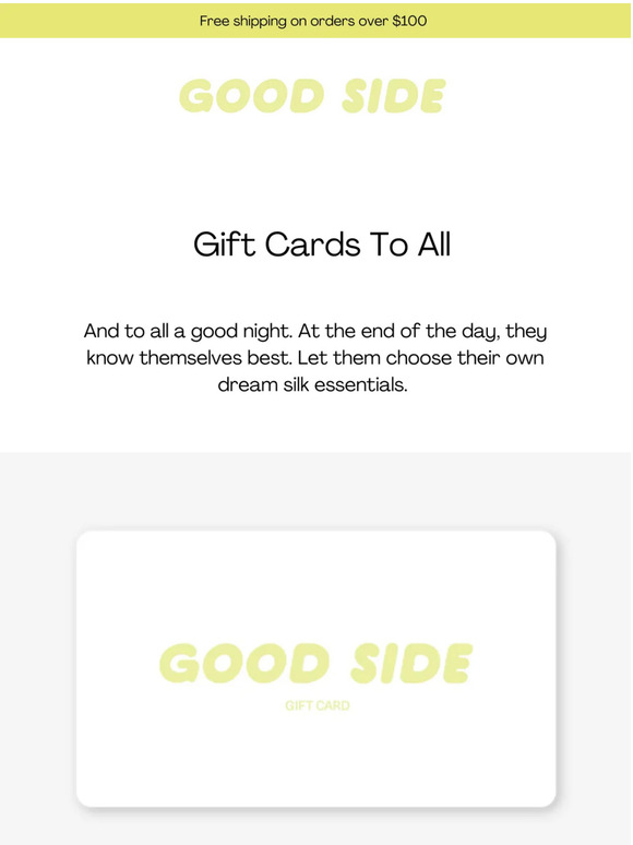 Gift Cards to All