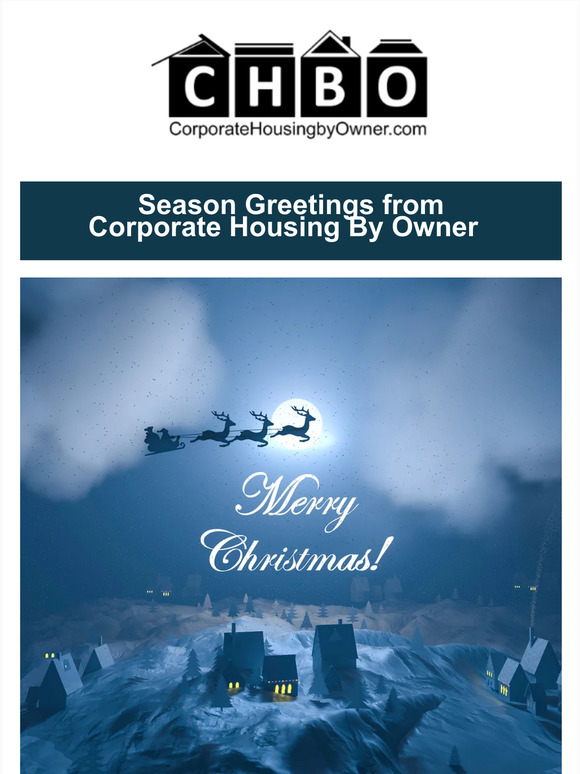 Happy Holidays from Corporate Housing by Owner