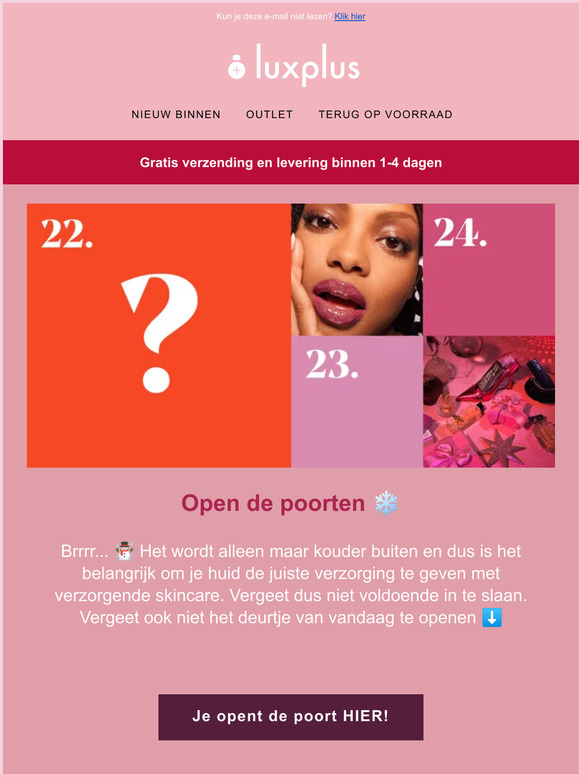 22 dec 🎁 Je hebt op dit moment gewacht!