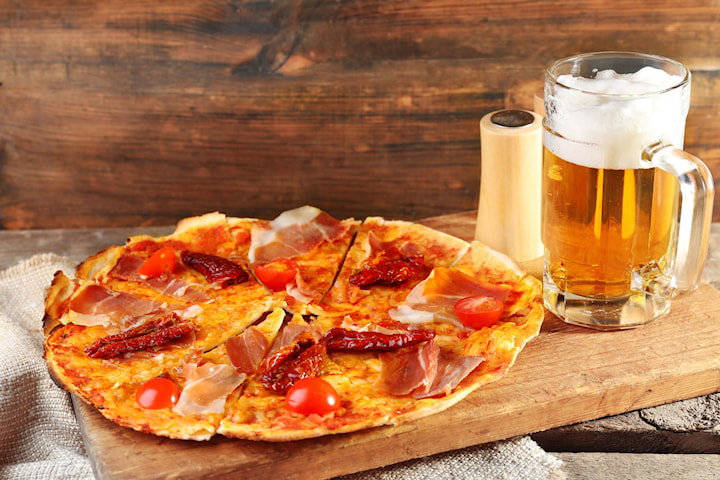 Pizza inkl. öl eller alkoholfri dryck hos Eggs Inc.