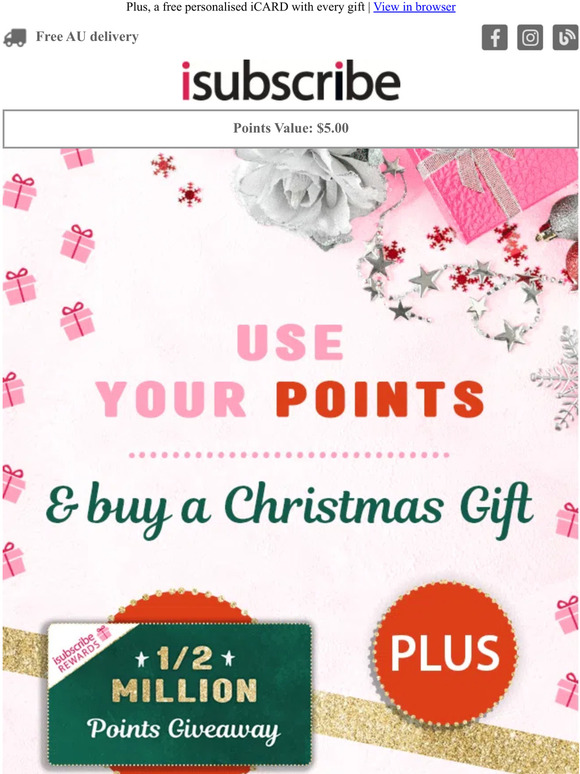 —, Save $5.00 today with your Rewards credit