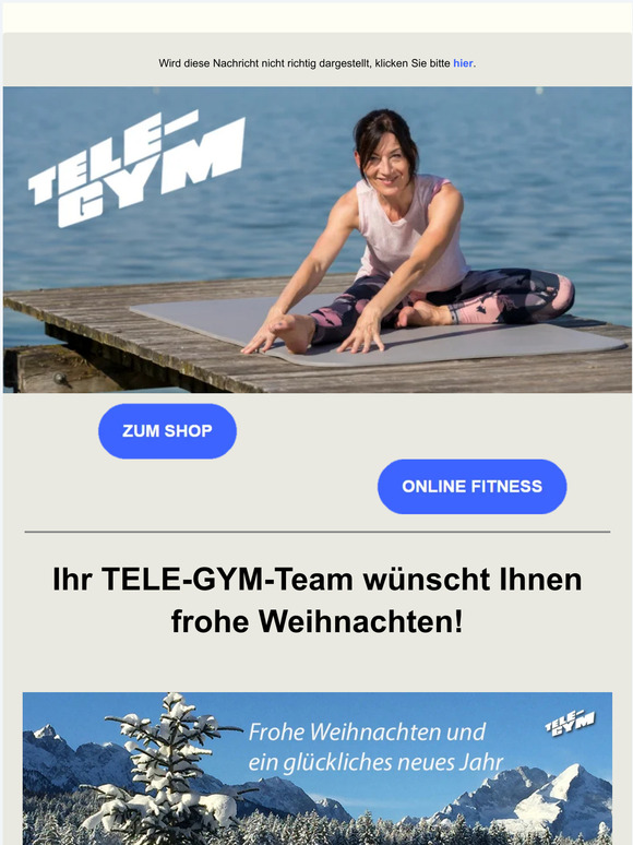 Ihr TELE-GYM Newsletter vom 23.12.2022