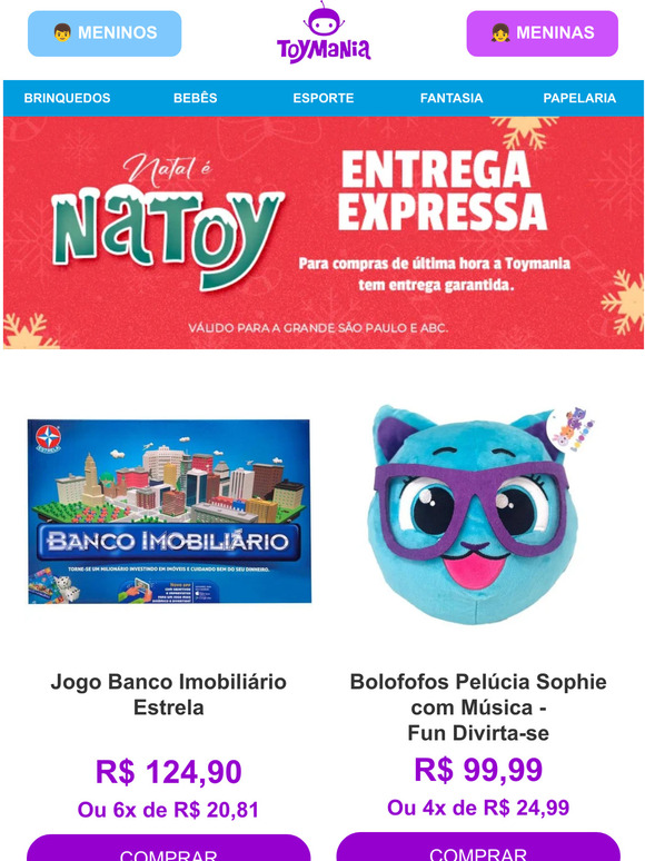 ⏱️ Última hora! Leve agora o presente da criançada! 🎁