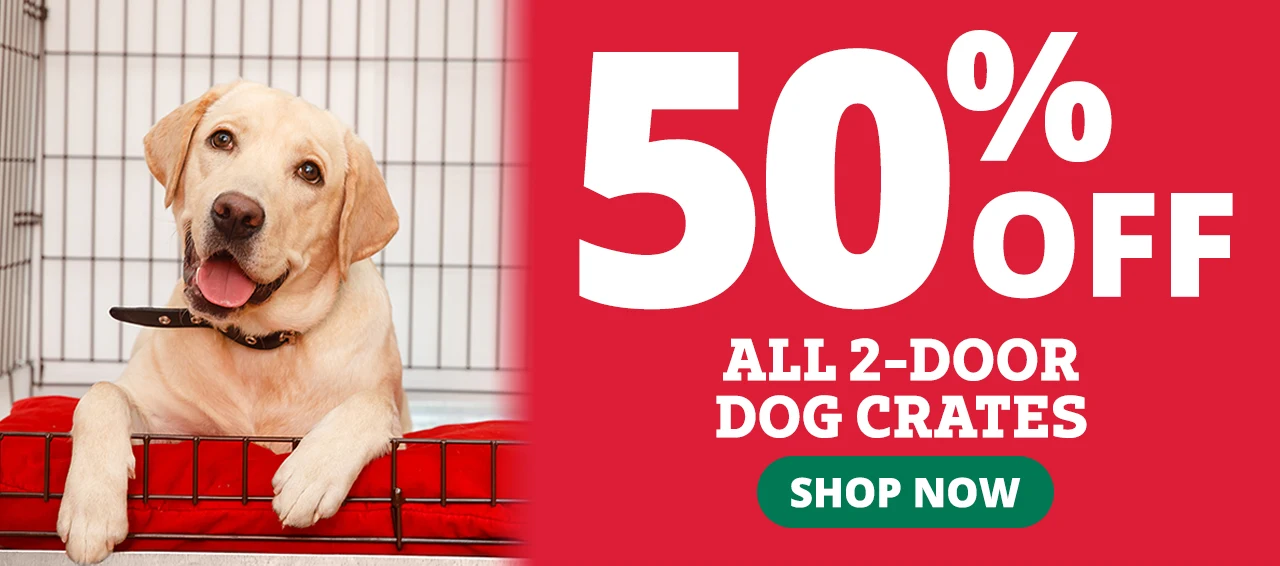 Rural Last Minute Deals! 50 Off All 2Door Dog Crates, 10