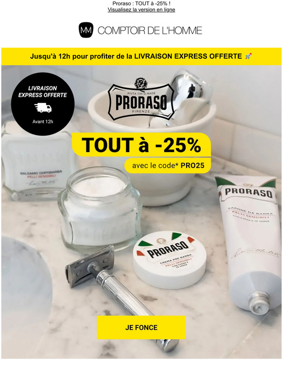 Dernières heures 😎 Livraison Express offerte !
