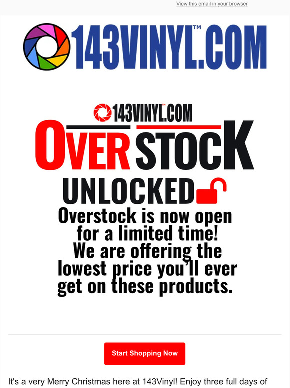OverStock is Unlocked! 🔓 Milled