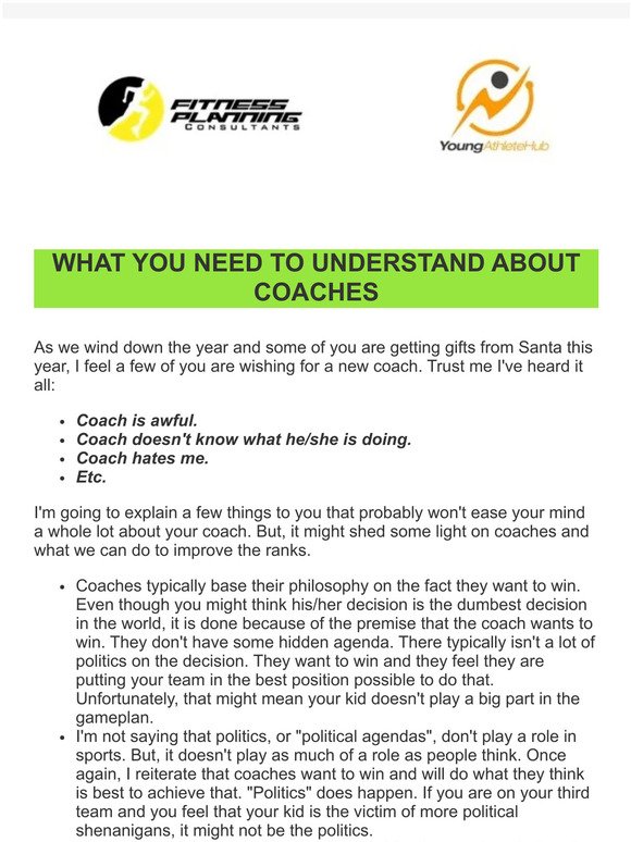 What You Need To Understand About Coaches