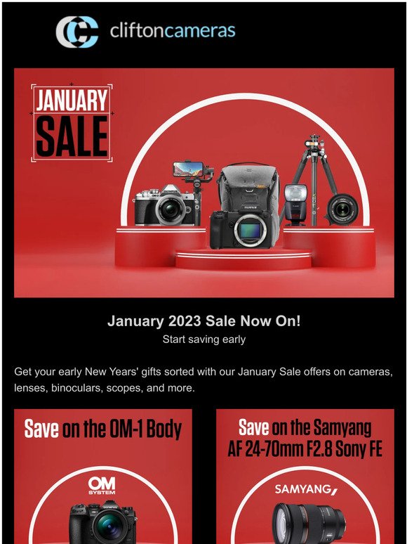 January Sales Start Here! 🎁