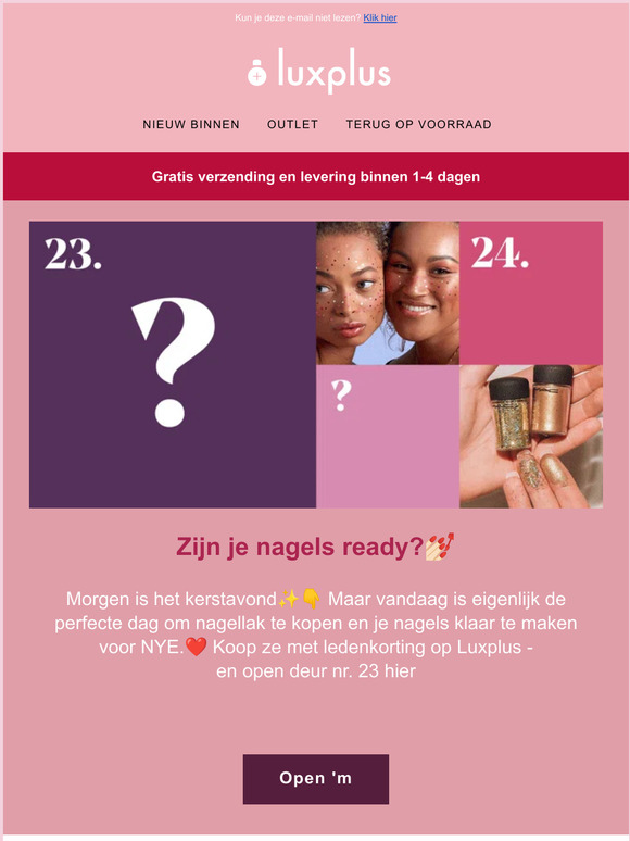23 december 🎁 2 dagen + 2 deuren over