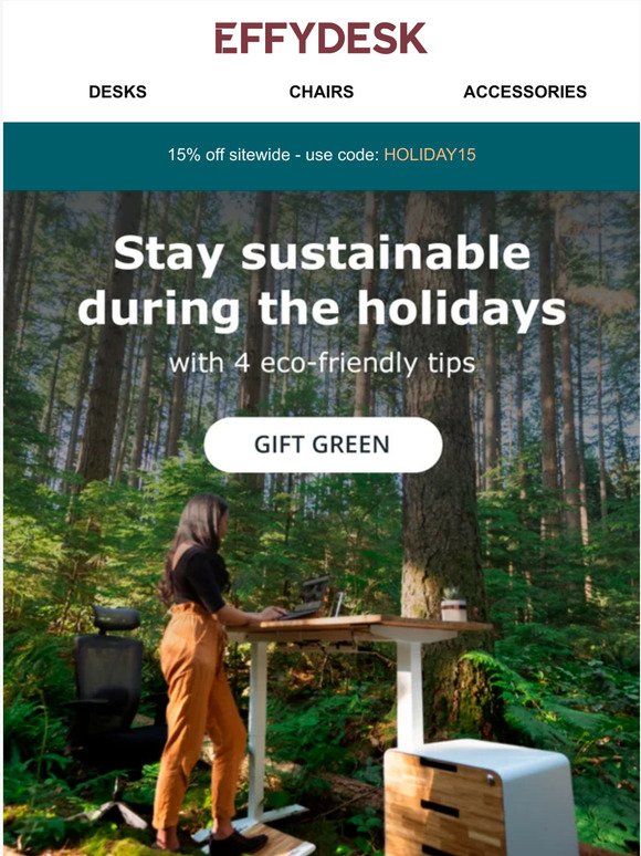 Go extra green this holiday