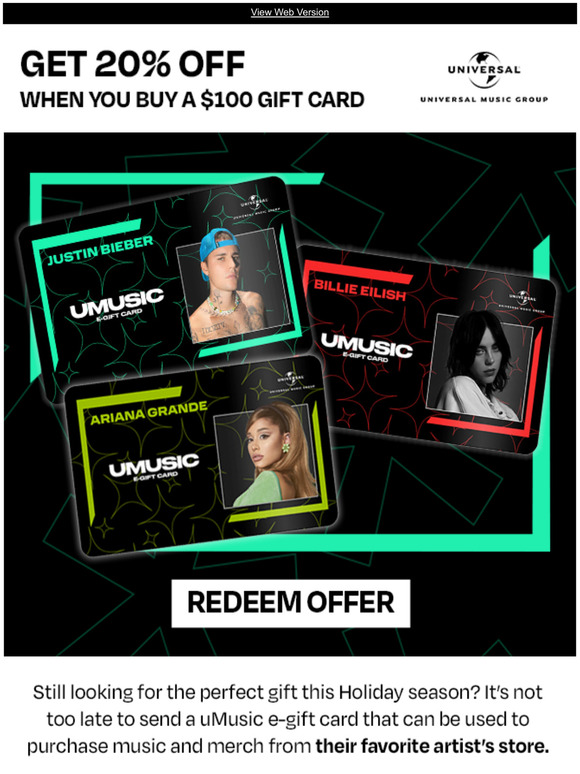 Still looking for a holiday gift? Save 20% on a gift card now