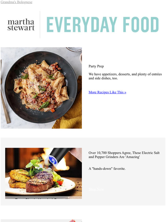 Martha Stewart Easy MakeAhead Holiday Dishes to Get Started On Milled