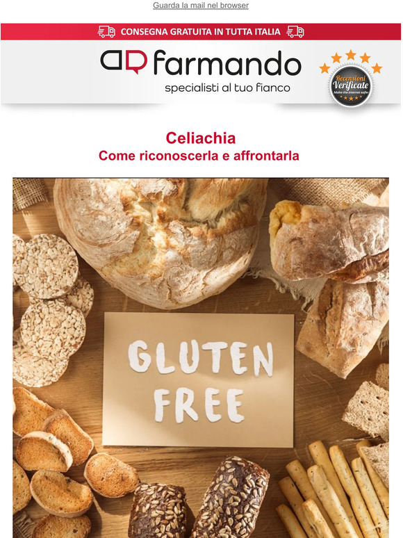 Celiachia: cos'è e come riconoscerla