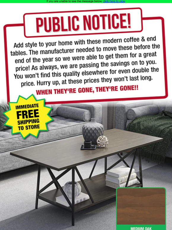 Coffee Tables At Menards at Joanna Easley blog