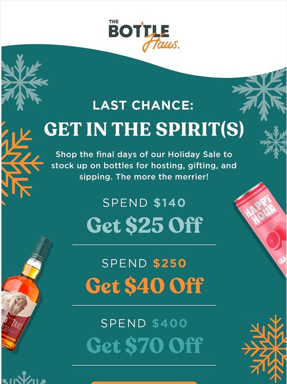 FINAL HOURS: Get LIT with up to $75 off🌲