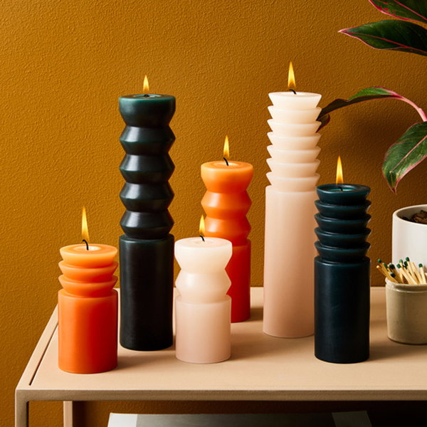 AREAWARE Totem Pillar Candle Sets