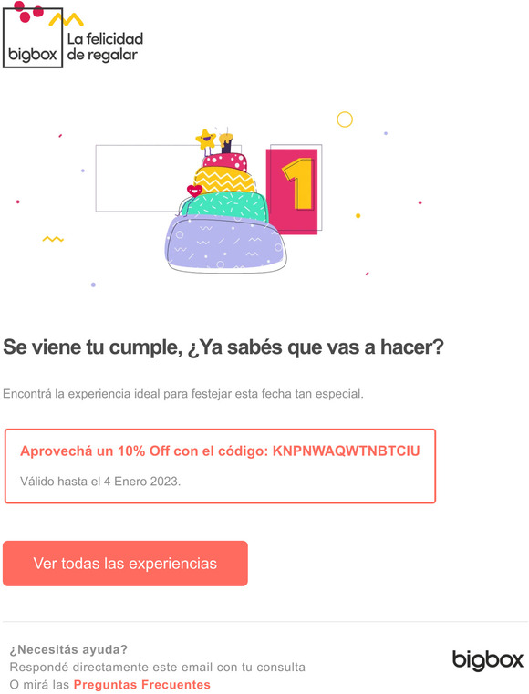 —, ¿ya sabés cómo festejar tu cumple?