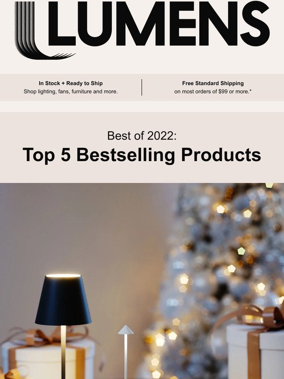 The Bestsellers | Our top 5 designs of 2022.