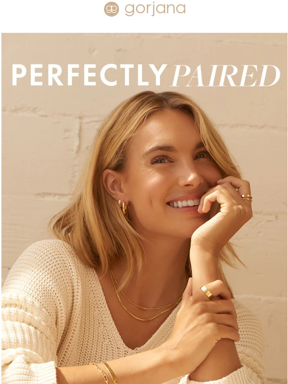 Gorjana Perfectly paired Milled