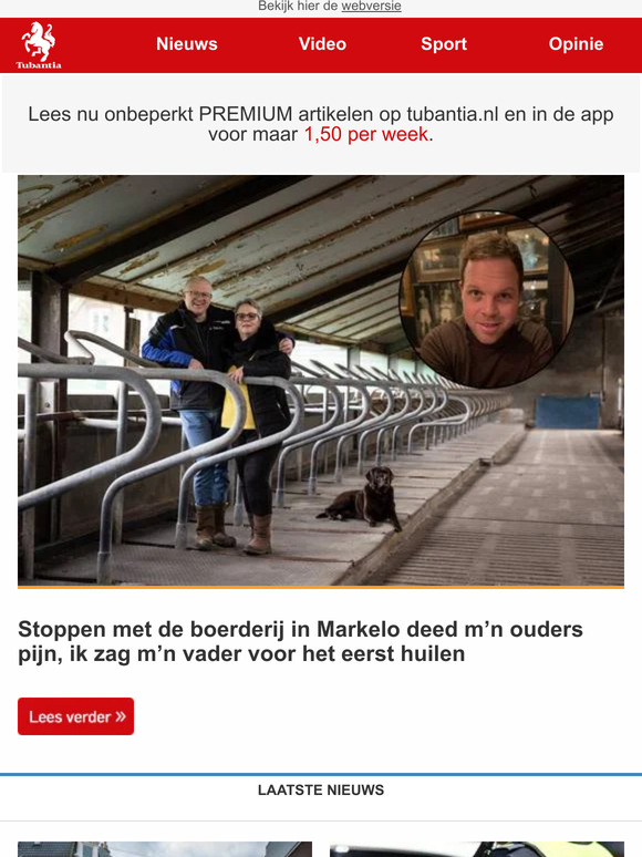 Tubantia Webwinkel Stoppen met de boerderij in Markelo deed m’n ouders pijn, ik zag m’n vader