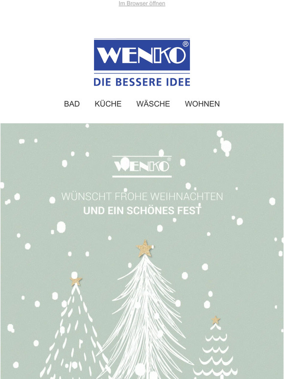 WENKO wünscht Dir ein fröhliches Weihnachtsfest,  🎄