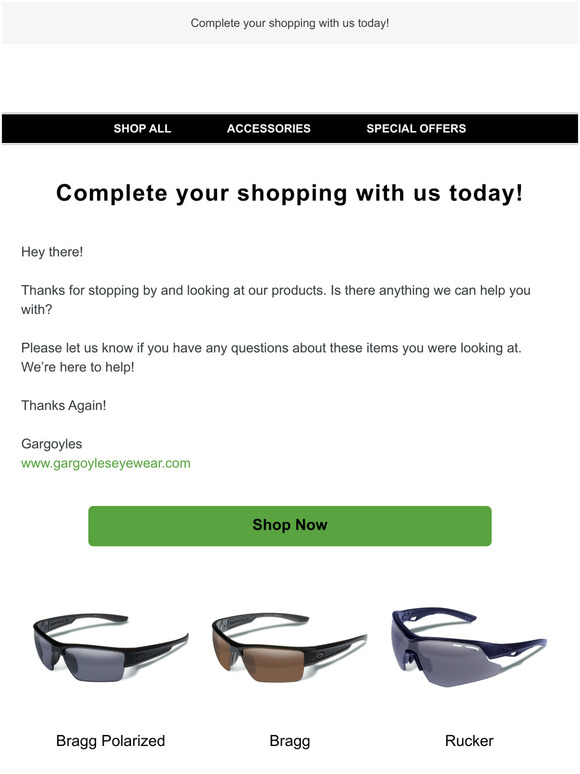 We’ve got the products you need!