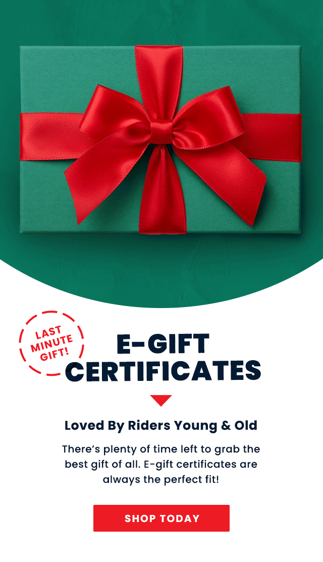 Cycle Gear Direct There's Plenty Of Time For An EGift Certificate To