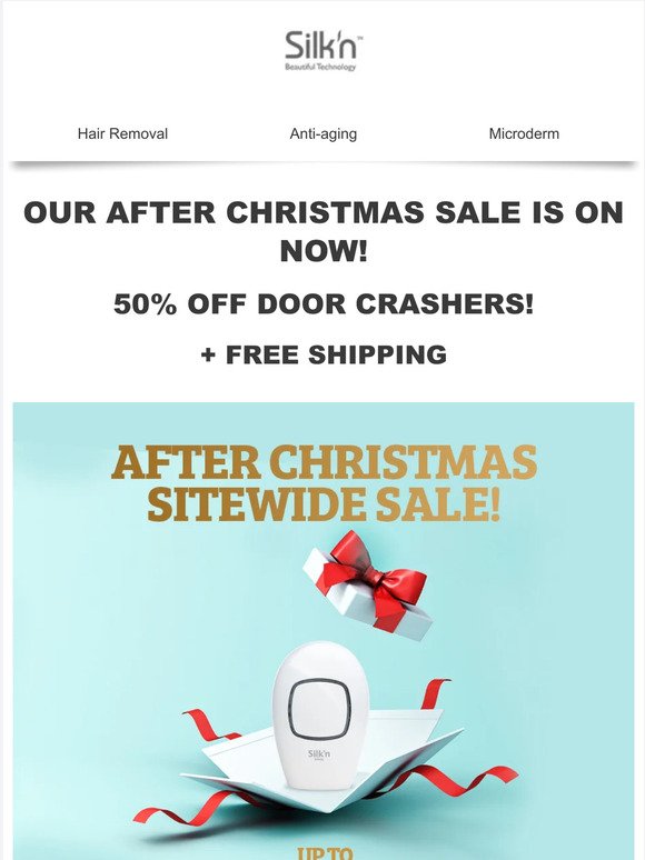 PSST......Our AFTER CHRISTMAS SALE is already on NOW!