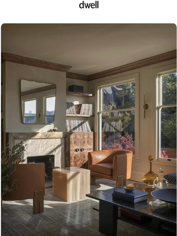 Dwell Curvy Plywood Punches Up the Interiors of a 1920s London Home