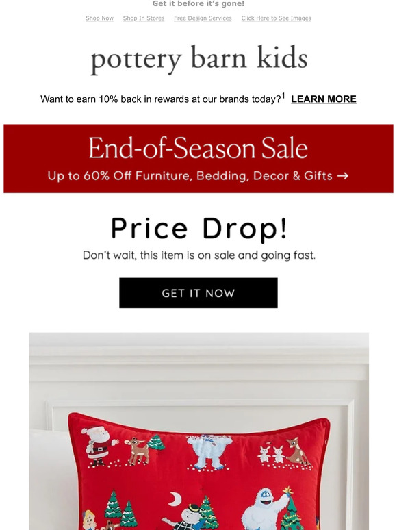 Pottery Barn Remember this? It’s on S A L E (+ Save on 100s of Deals