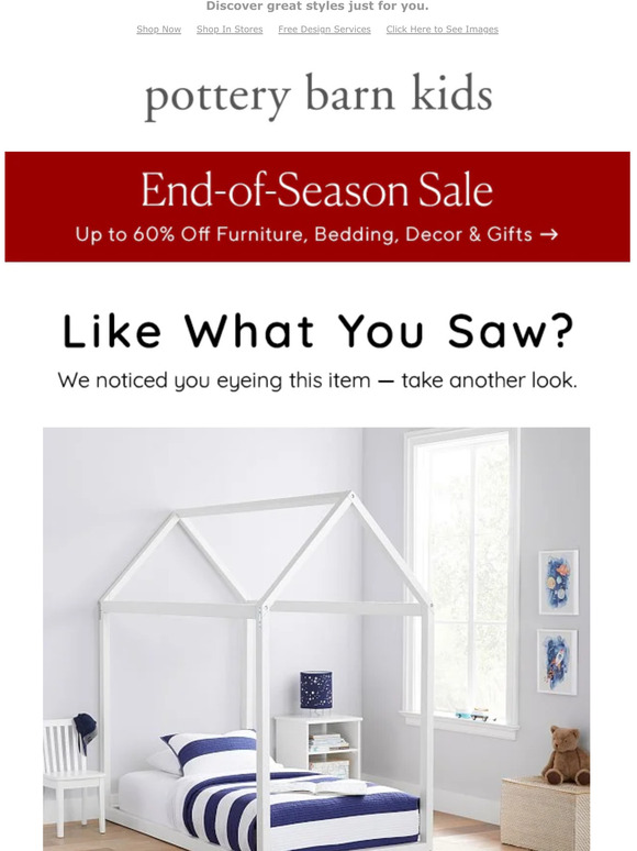 Pottery Barn It's official This Camden House Bed is here (and yours