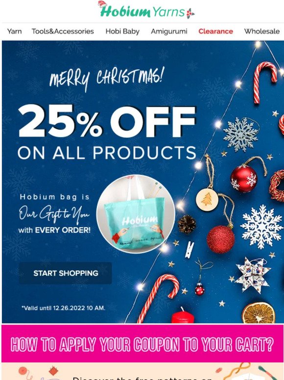 MERRY CHRİSTMAS !!!🎄 25% Off On All Products!  🎉