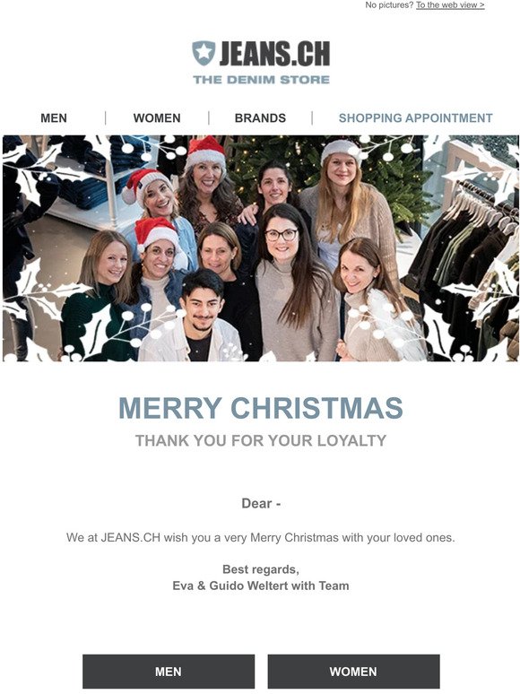 🎄 Merry Christmas, — – JEANS.CH – free shipping