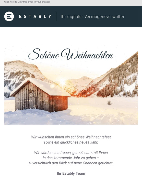 Schöne Weihnachten und ein gutes neues Jahr!