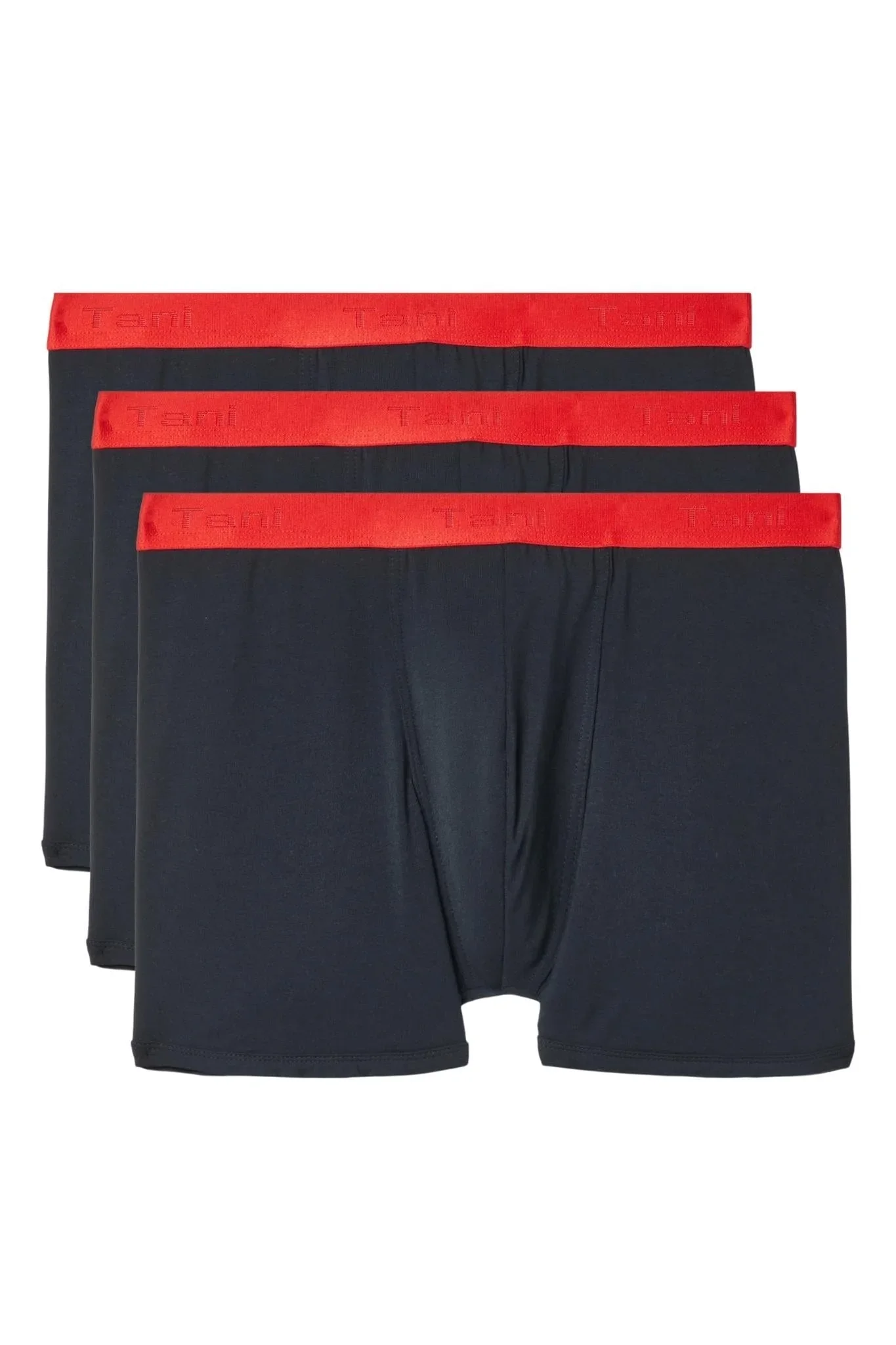 Image of SilkCut Classic Boxer Brief - 3 Pack (BLK/RED)