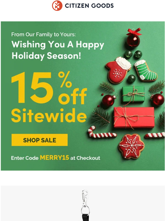 Ho-Ho-HURRY: 15% Off Christmas Savings🎄