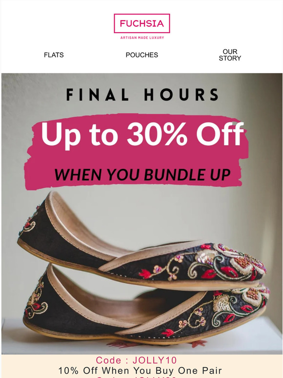 Re: Final Hours for 30% Off