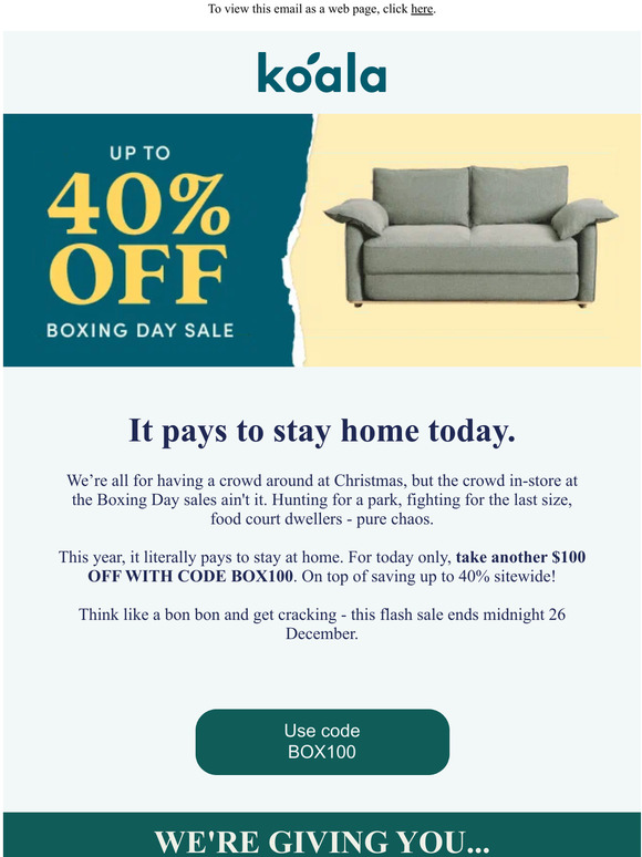 SAVE ANOTHER $100 + up to 40% off sitewide!