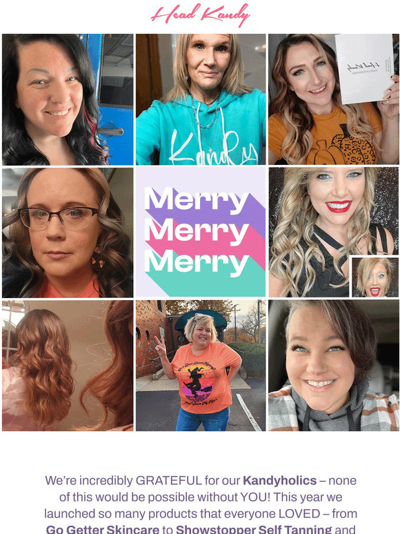 Head Kandy Convert Happy Holidays, Kandy Fam 💝 Milled