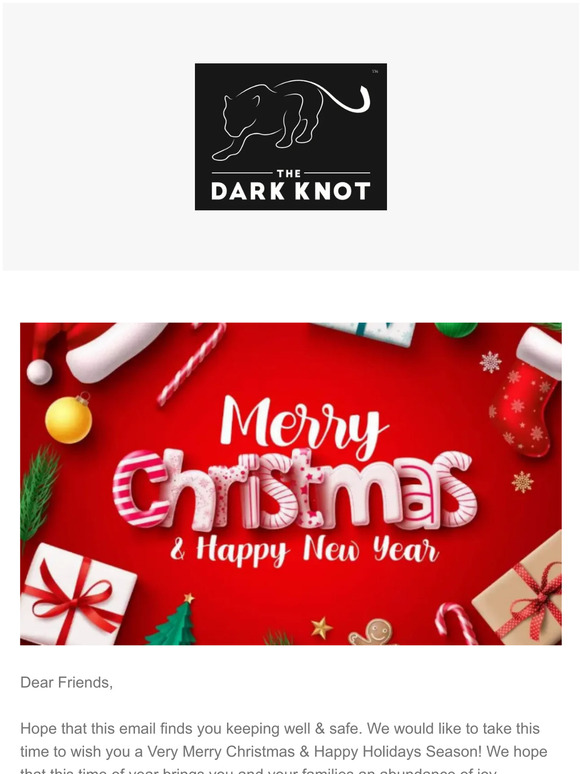 The Dark Knot Merry Christmas From The Dark Knot Milled