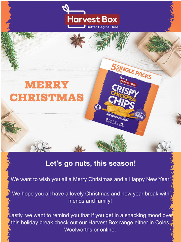 Get 20% off our Crispy Chickpea Chip range at Woolworths