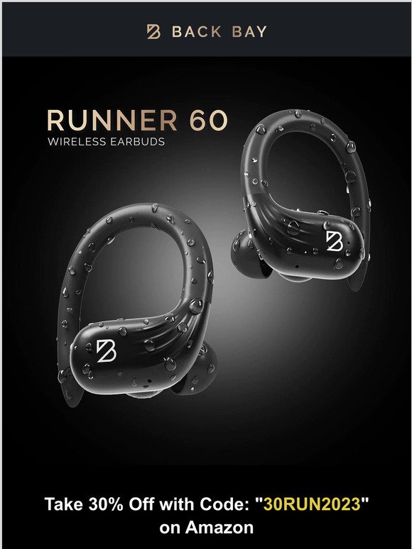 30% Off Runner's Earbuds - It's Time To Give Yourself a Gift!
