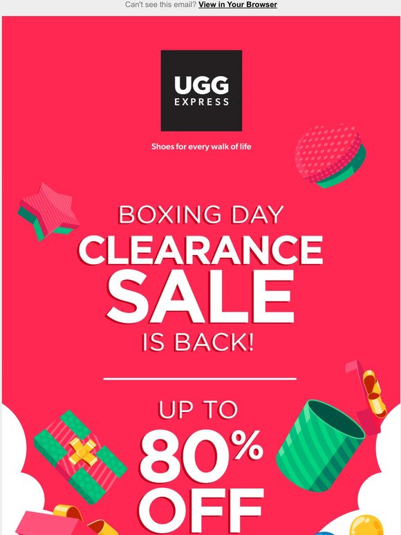 Boxing Day Sale 🥊