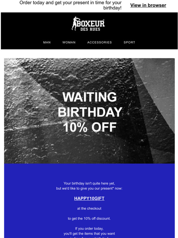 10% OFF | An early present from us