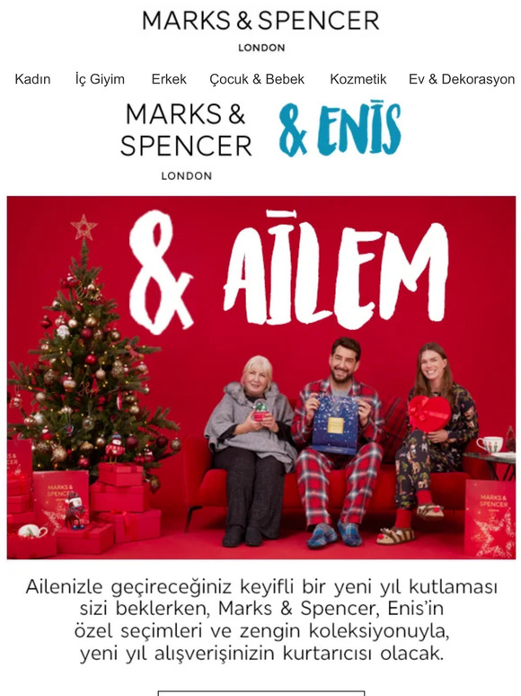 Marks & Spencer & Ailem: Büyükten Küçüğe Herkesi Mutlu Edecek Hediyeler Burada!💫