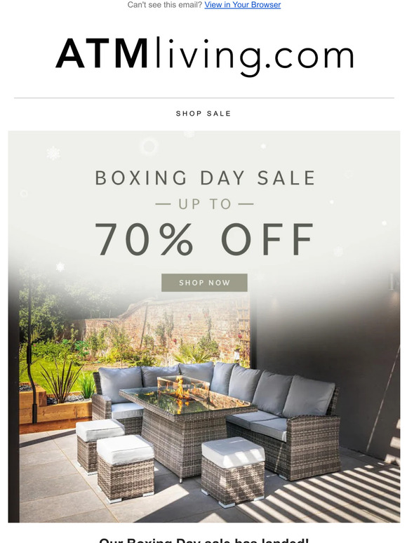Up to 70% Off 🎉 Our Boxing Day Sale is Live