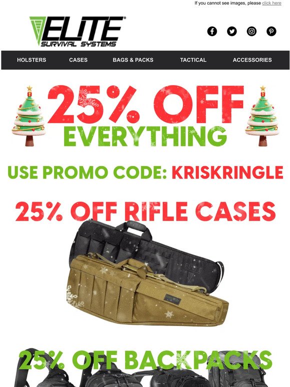 25% OFF EVERYTHING!!